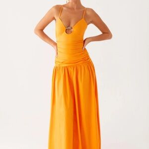 Peppermayo Orange Maxi Dress